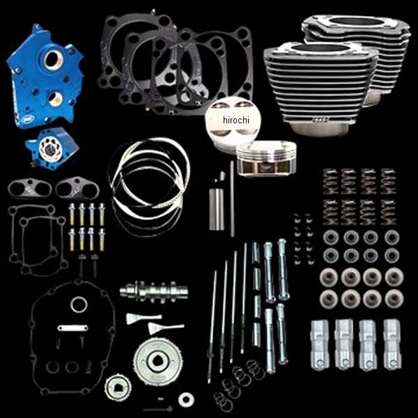 【メーカー在庫あり】 S&S 114to128パワーパック 550ギアカム グラナイト 水冷M8 310-1108 HD店