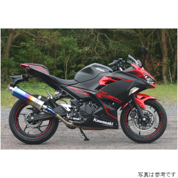 ノジマエンジニアリング GTミドル スリップオン HEAT-TI 18年-19年 Ninja250 NMS656SGTMH-CLK HD店