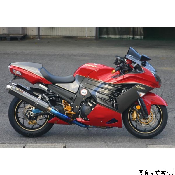 ノジマエンジニアリング DLCチタン フルエキゾースト 4-1-2SC 12年-15年 ZX-14R US NTX645GTDW-CLK HD店