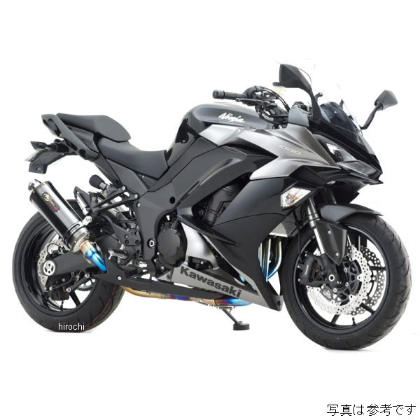ノジマエンジニアリング DLCチタン フルエキゾースト 4-1-2SC 17年-19 Ninja1000ABS NTX654GTDW-CLK HD店