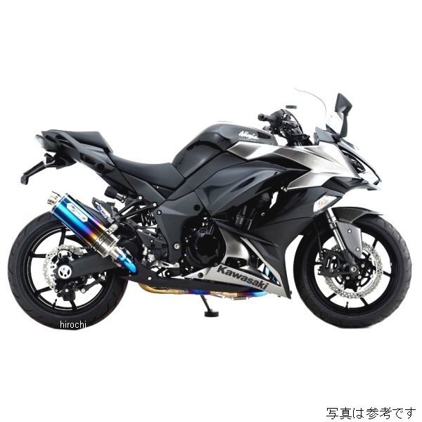 ノジマエンジニアリング HEATチタン フルエキゾースト 4-1-2SC 17年-19年 Ninja1000ABS NTX654GTHW-CLK HD店