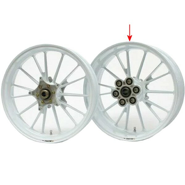 ゲイルスピード GALE SPEED リアホイール TYPE-S 600-17 11年-20年 ZX-10R (ABS車含む) 白 28770153SW HD店
