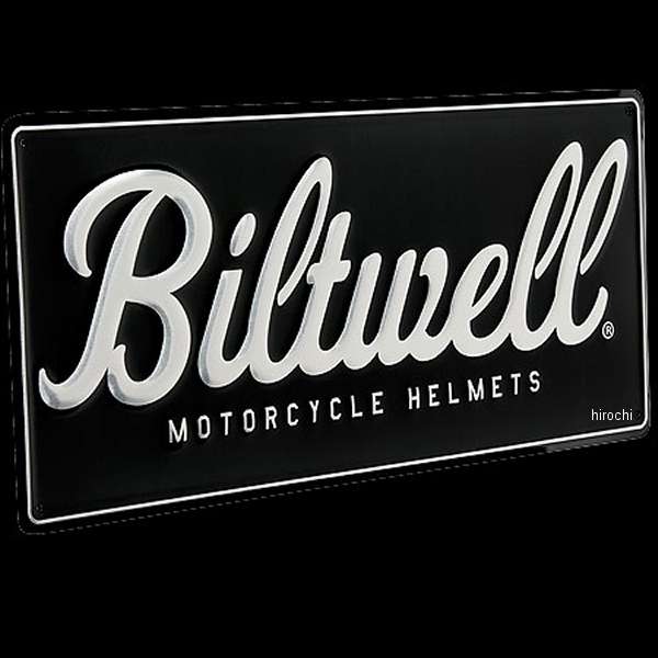 【メーカー在庫あり】 ビルトウェル Biltwell ショップメタルサイン SCRIPT 8503-007 HD店