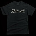 【メーカー在庫あり】 ビルトウェル Biltwell Tシャツ SCRIPT GREY 黒 XLサイズ 8101-038-005 HD店