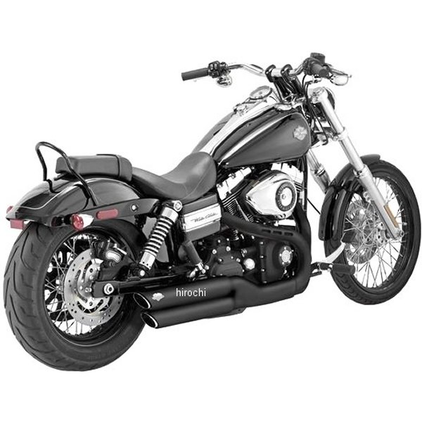 Rakuten - 【USA在庫あり】 バンス＆ハインズ 3インチ スリップオンマフラー ツインスラッシュ 08年-17年 FXDF 黒 vah46845 HD店