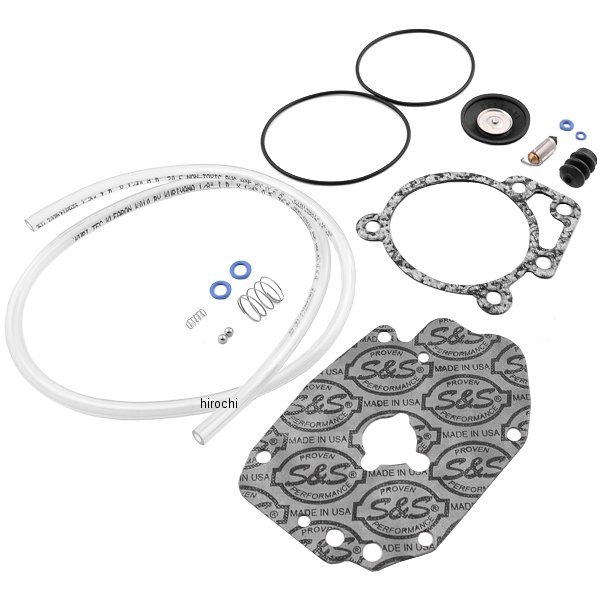 S&Sサイクル S&S Cycle 補修 基本セット スーパーE/G キャブレター用・スーパー EおよびG キャブの補修キットには、スロットルシャフトナット、ナイロンワッシャー、アクセルポンプのブーツが含まれています。・これらのキャブレターには既にステンレススチールのスロットルシャフトブッシュが取り付けられているため、スロットルシャフトブッシュは含まれません。・アメリカ製。110-0067楽天 HD店