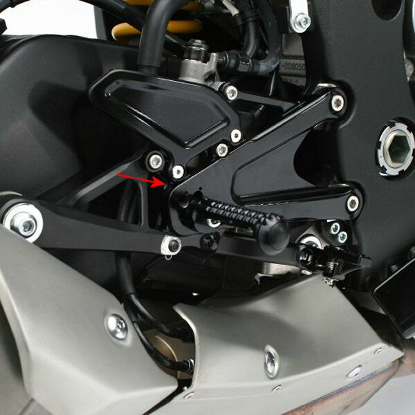 ゲイルスピード GALE SPEED エラボレート フットコントロールキット 15年-20年 YZF-R1 黒 FCK3001B HD店