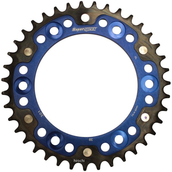 【メーカー在庫あり】 スーパースプロックス SUPERSPROX リアスプロケット ステルス 301-39T 青 RST-301:39-BLU HD店