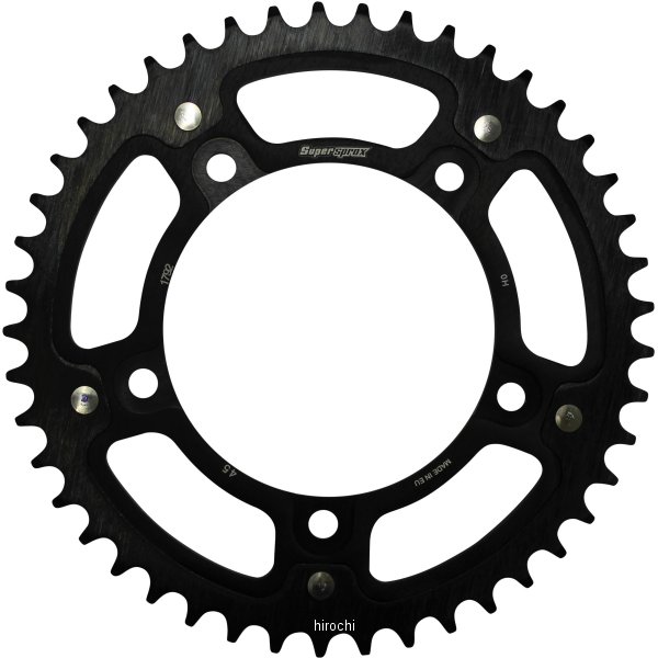 スーパースプロックス SUPERSPROX リアスプロケット ステルス 1792-45T 黒 RST-1792:45-BLK HD店
