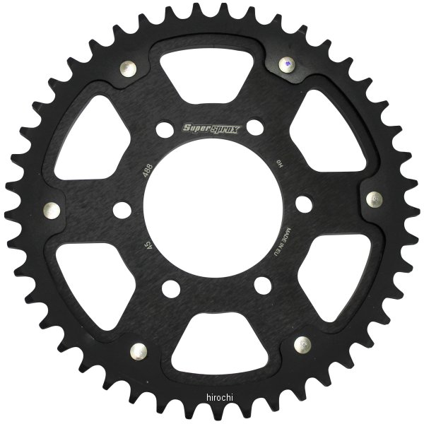 【メーカー在庫あり】 スーパースプロックス SUPERSPROX リアスプロケット ステルス 488-45T 黒 RST-488:45-BLK HD店