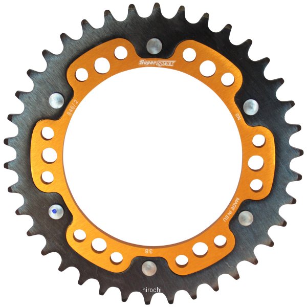 スーパースプロックス SUPERSPROX リアスプロケット ステルス 846/2-38T ゴールド RST-846/2:38-GLD HD店
