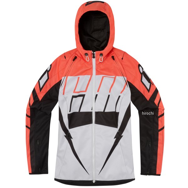 アイコン ICON ジャケット AFM RETRO CE サーモン レディース Sサイズ 2822-1406 HD店