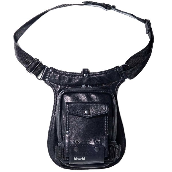 楽天ヒロチー商事 ハーレー 楽天市場店カドヤ KADOYA ウエストバッグ HF LAB/LSP-2WAY BAG 黒 8488-0 HD店