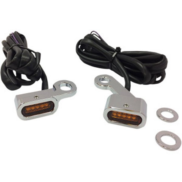 【USA在庫あり】 DRAG LEDハンドルバーマーカーライト 04年以降 XL クローム/アンバー 2040-2136 HD店