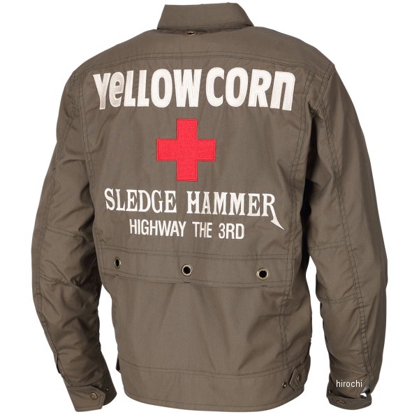 イエローコーン YeLLOW CORN TCウェザージャケット カーキ Lサイズ YB-1100 HD店