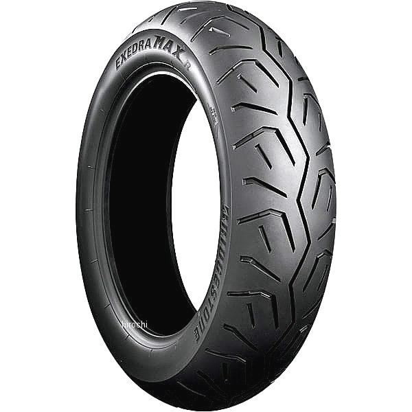 ブリヂストン BRIDGESTONE EXEDRA MAX EXEDRA MAX用途:リア用リム径:15インチチューブレスタイプ標準リム幅(インチ):4.00許容リム幅(インチ):3.50-4.50偏平率:80%構造:バイアス荷重指数:74(375kg)速度記号:S(180km/h)一本売り【エクセドラ マックス特徴】アメリカン・クルーザーモデル用タイヤ。複雑化したクルーザーにおいて優れた基本性能を発揮させるパタンデザイン、実績の高い技術を採用。クルーザー車輌に最適なクラウン形状と構造を採用。車輌重量の重いマシンにおいてタンデム走行をしても優れた直進安定性と操縦安定性を発揮。クルーザー車輌に最適なコンパウンドと構造、パタンデザインの採用により、ロングライフでありながら、優れたドライグリップ、ウェットグリップを発揮。こんなお客様におすすめ日本製のアメリカン・クルーザーをお持ちの方に。ロングツーリング、高速ツーリングを快適に楽しみたい方に。MCS01304楽天 HD店　