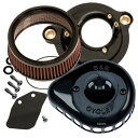 S&Sサイクル S&S Cycle ステルス エアクリーナーキット ミニティアドロップカバー 17年-20年 GBK M8 黒 170-0436C HD店