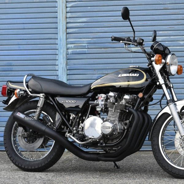 【メーカー在庫あり】 エムテック中京 M-TEC中京 MRS フルエキゾースト マルチ BGコラボ KZ1000、Z1000MK2 黒 MRS-MUK1BG01B HD店
