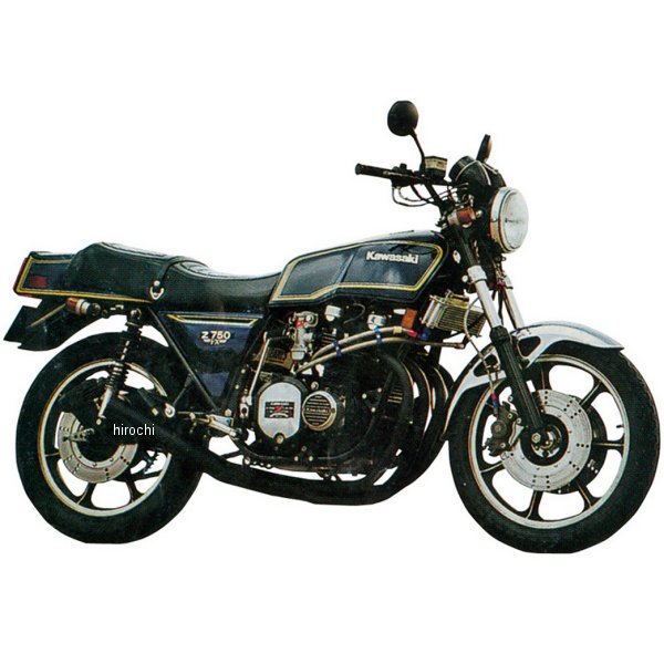 【メーカー在庫あり】 エムテック中京 M-TEC中京 MRS フルエキゾースト ショート管 手曲げ KZ1000、Z750FX-1 黒 MRS-REK10-01B HD店