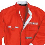 【メーカー在庫あり】 ヤマハ純正 ワイズギア WY-207 アクトフィットメカニックスーツ 赤 Mサイズ 9079..