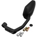 【メーカー在庫あり】 ハリケーン オクタゴンミラーオフセットアーム 左右共用 ブラック HA6227B-01 HD店