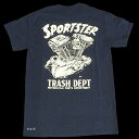 トラッシュデポ TRASHDEPT オリジナルTシャツ スポーツスター M カラー:ブラックサイズ:M肩幅:44、身幅:47、着丈(襟下〜裾):63、袖丈(肩〜袖):19素材:コットンTシャツ×1日本製よりも大きめになります。ご購入後サイズのお取替えは出来ません。こちらはバックプリントとなっております。スポーツスターエンジンがバックプリントされたTRASHDEPTオリジナルTシャツ。ボディーは USA TシャツのGILDAN 6オンスです。026894-NF楽天 HD店　