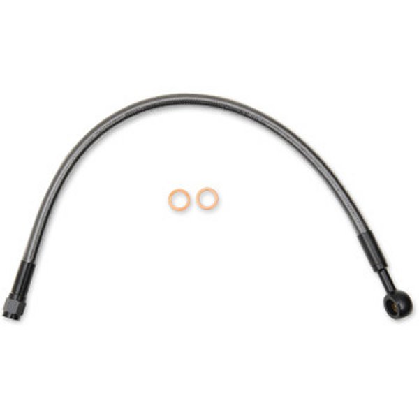 Other - 【USA在庫あり】 マグナム MAGNUM フロント ブレーキライン 10mm/180°アッパー 19インチ(483mm) 黒 1741-4104 HD店