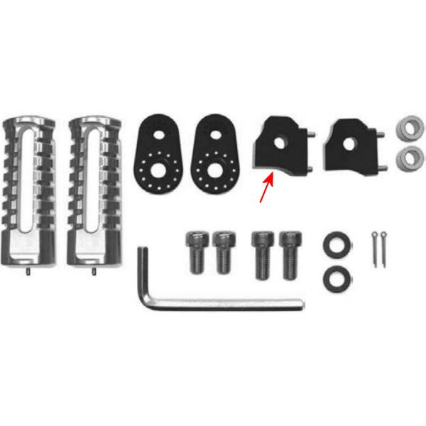 SP武川 ステップブラケット R (BK)モンキー 00-06-0135 HD店