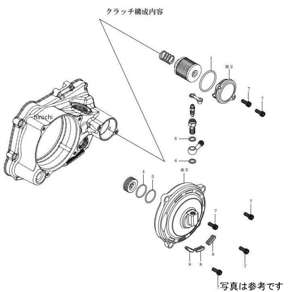 【メーカー在庫あり】 SP武川 乾式クラッチカバータイプR 油圧 モンキー、ゴリラ クローム 02-02-0060 HD店