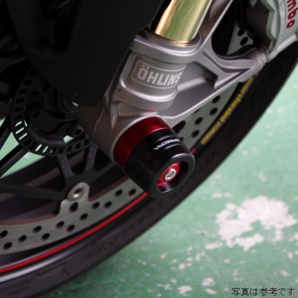 【メーカー在庫あり】 スピードラ SPEEDRA フロントアクスルスライダー パニガーレ V4 赤 AASDU01FRD H..