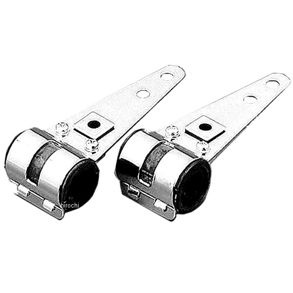 【メーカー在庫あり】 キジマ ヘッドライトステー ロング/メッキ 27-39mm 205-0271 HD店