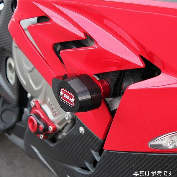スピードラ SPEEDRA フレームスライダー タイプA 15年-18年 S1000RR シルバー/赤 AFSBM01SRRD HD店