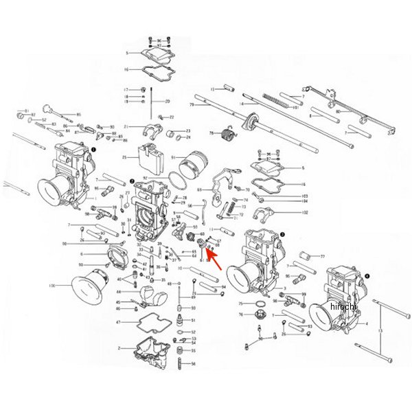キジマ ミクニ レバーアッシー アクセラレータ ZM-TMR40139 HD店