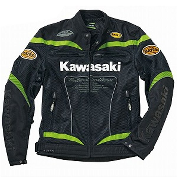 カワサキ純正KM-1クールメッシュジャケット黒/緑MサイズJ8001-2827HD店