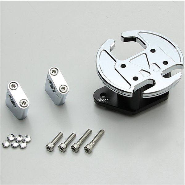 ハリケーン スクーター トップブリッジセットバックホルダー付 クローム TMAX530 HT0649C HD店