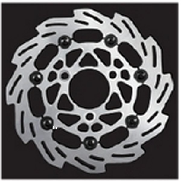 シフトアップ ウェーブディスクローター 220mm グロム シルバー/黒 260056-03 HD店