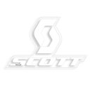 【メーカー在庫あり】 スコット SCOTT バーチカル ステッカー 白 12cm 217636-2360-1 HD店