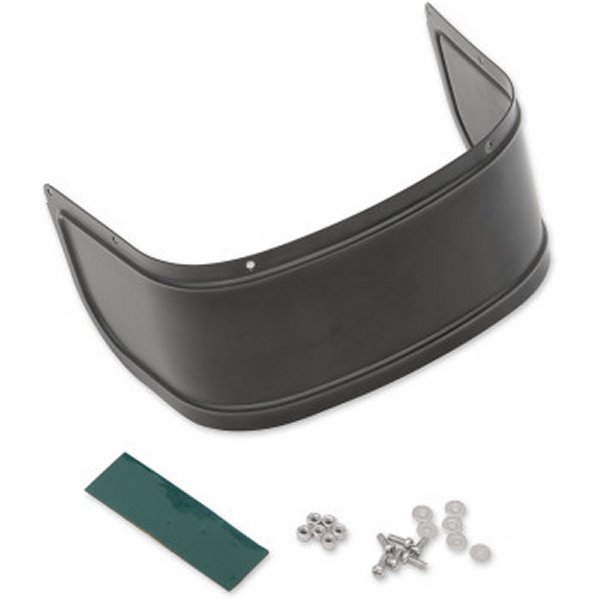 【USA在庫あり】 DRAG フロントフェンダースカート 14年以降 FLH 無地 黒 1405-0222 HD店