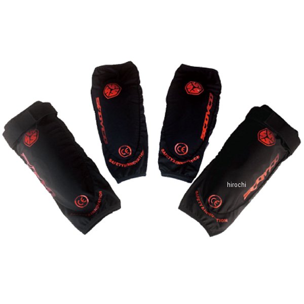 スコイコ SCOYCO K18H18 Ranger ニー＆エルボープロテクターセット 黒 フリーサイズ K18H18-BK-L HD店