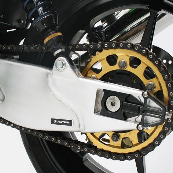 アクティブ ACTIVE プレスフォーミングスイングアーム(ヘアライン)※純正キャリパー使用不可 ZRX1200R 01-08 15570008 HD店