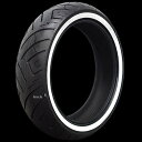 シンコータイヤ Shinko Tires SR777 ホワイトウォール 180/55B18 84H リア18インチホイール装着車カラー:ブラック/ホワイトサイズ:180/55B18素材:ラバー内容物:タイヤ本体×1本注意事項:※チューブレス対応のタイヤです。スポークホイールに装着の際はチューブを入れてご使用下さい。※現在ご使用のタイヤサイズを必ずご確認下さい。※出荷時にホワイトウォール部分には日焼け防止の青いコーティングがありますので、ご使用前に中性洗剤とたわしなどで剥がしてご使用ください。シンコータイヤの放つ現代にマッチしたパターンのカスタムタイヤ見た目も性能も現代基準。カスタム車両にも純正リプレイスとしてもベストマッチです。027048-NF楽天 HD店　