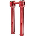 【メーカー在庫あり】 パワープラント Powerplant P16 ライザー 10in 1インチバー採用ハーレー 赤 P16PRTRSRRED10 HD店
