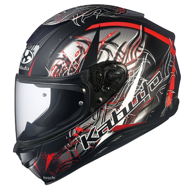 4966094584245オージーケーカブトOGKKABUTOフルフェイスヘルメットAEROBLADE-5WINDフラットブラックレッドHD店