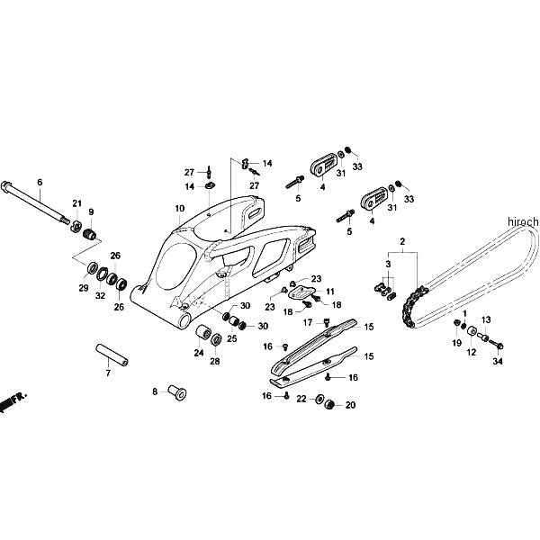 ҥ ϡ졼 ŷԾŹ㤨֥ۥ졼 HRC COLLAR,DIST SWING ARM 52102-NX4-000 HDŹפβǤʤ550ߤˤʤޤ