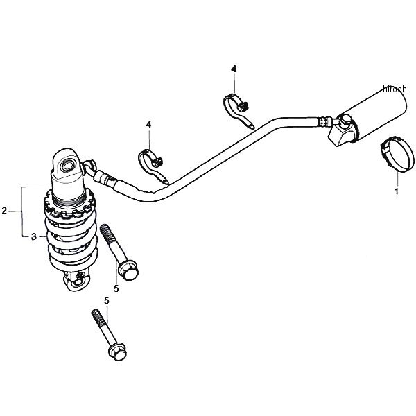 ホンダレーシング HRC リアショックH NSF100 52400-NX2-013 HD店