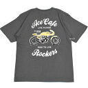 【メーカー在庫あり】 エースカフェロンドン ACE CAFE LONDON コットン Tシャツ Live to Ride SUMI Lサイズ AC003CT-SUMI-L HD店