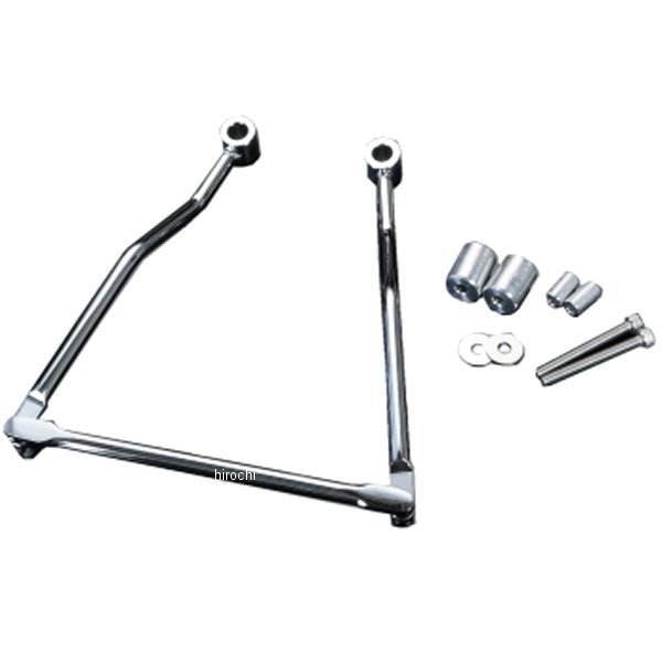【メーカー在庫あり】 ラフ&ロード ラリー591サイドバッグサポート CT125 メッキ RY59193CH HD店