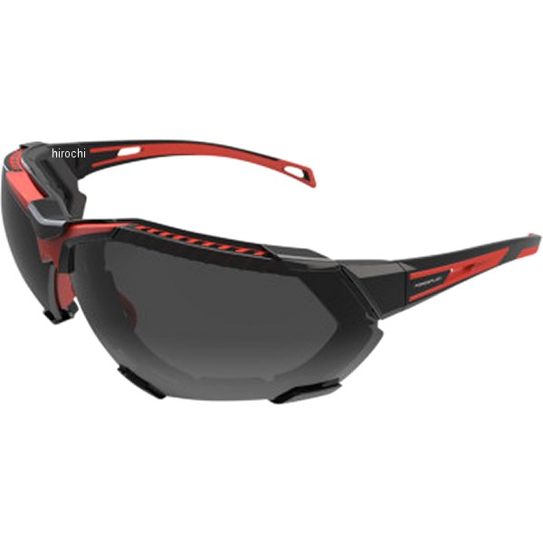  フォースフレックス FORCEFLEX サングラス FF4 Comfort Foam 黒/赤 スモークレンズ 2610-1365 HD店