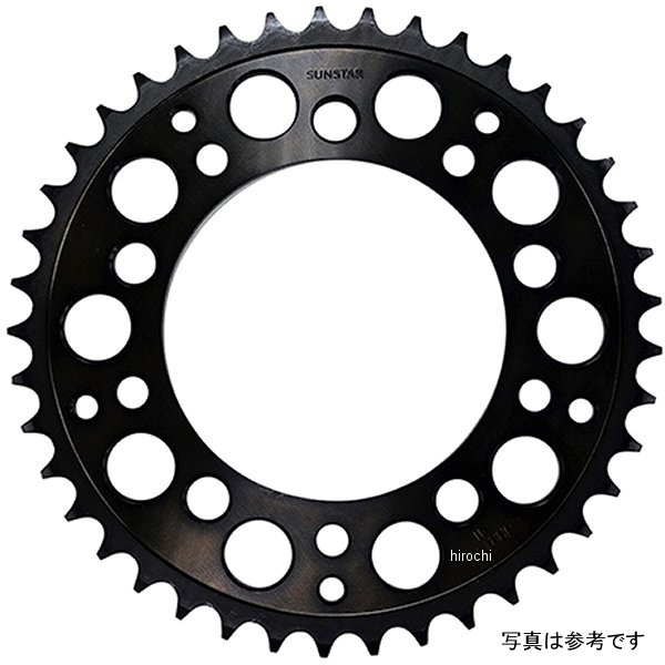 サンスター リアスプロケット 炭素鋼 レーシングスチール 520 15年-21年 YZF-R1 黒 JHR-113-43 HD店