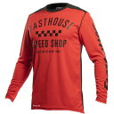 【メーカー在庫あり】 ファストハウス FASTHOUSE 2021年秋冬モデル カーボン ジャージ ユース用 赤/黒 YLサイズ 2731-4023 HD店